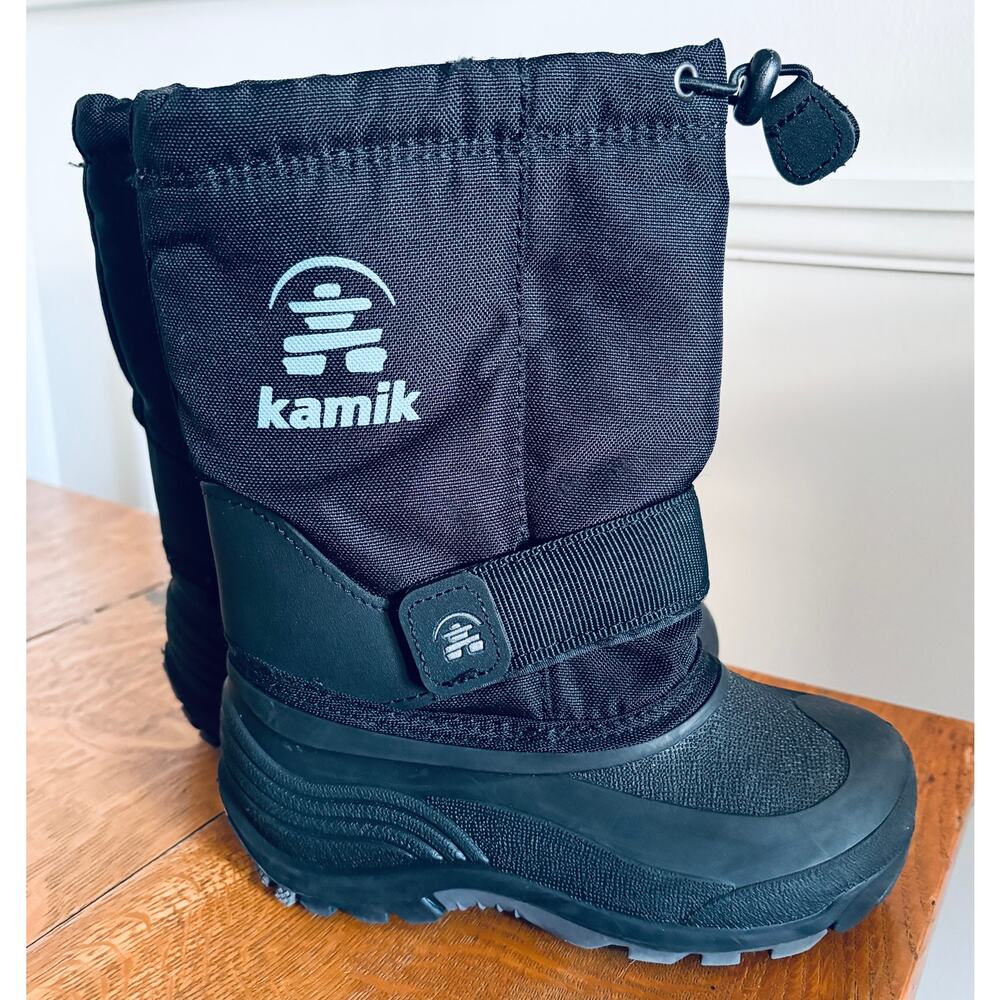 Boys' Kamik Rocket Waterproof Snow Boots, Size 12